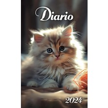 Diario 2024 : Gattino E Palla: Agenda Settimanale Tascabile - Da Gennaio A Dicembre 2024 - Formato Piccolo A6 - Ideale Per Pianificare Tutti I Tuoi Appuntamenti