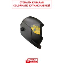 Moontime Alaçatı GF6000 Colormatic Ayarlı Otomatik Kaynak Maskesi | Otomatik Kararan Ergonomik Koruma Maskesi