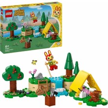 LEGO Animal Crossing Bunnie Açık Hava Aktivitelerinde 77047 – 6 Yaş ve Üzeri Kız ve Erkek Çocukları Için Çadır ve Tavşan Minifigürleri Içeren Oyuncak Yapım Seti, Doğum Günü Hediyesi Fikri (164 Parça)