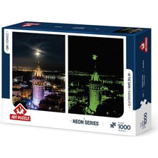 Art Puzzle Galata Kulesi 1000 Parça Neon Puzzle