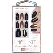 Mara Kozmetik Nail Kit Star Of The Night Takma Tırnak 1 Paket (1 x 250 G)