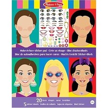 Melissa & Doug - Çıkartma Kitabı, Yüzler (14195)
