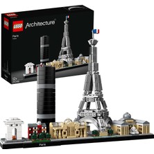 LEGO Architecture Şehir Yapıları Koleksiyonu Paris 21044- Seyahat, Mimari ve Tarih Meraklısı Yetişkinler Için Koleksiyonluk Sergilenebilir Yapım Seti (694 Parça)