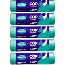Smarter 5 Li Jumbo Boy Çöp Torbası 80X110CM (Çöp Poşeti)