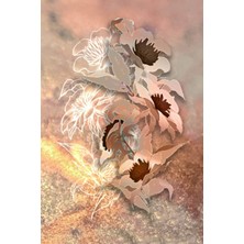 Independently Published Ink Rose Gold Anemones: Journal