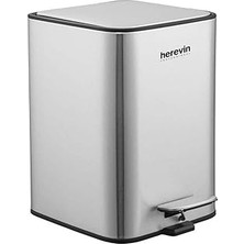 Herevin 5 Lt Paslanmaz Çelik Çöp Kovası