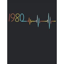 101 Mandalas - Malbuch Ekg Herzschlag Jahrgang 1980 Baujahr Heartbeat: Lustiges Retro Geburtstag Design Frequenz - A4 (8,5X11) - 101 Seiten - ... - Entspannen - Anti Stress - Zum Ausmalen