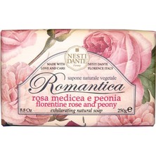 Nesti Dante Romantica Florentine Rose & Peony Katı Sabun 250GR, 837524001363