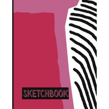 Sketch Book For Girls/teens/women: Cute, Unique Rose Red Abstract Background! Large Blank Sketchbook For Girls/teens/women, Notebook Or Journal For: ... 110 Blank Pages, 8.5X11, Drawing Sketchbook