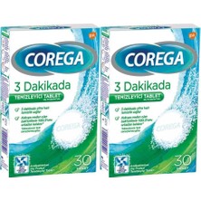 Corega Cleanser Bio Protez Temizleme Tableti 30'lu x 2 Adet