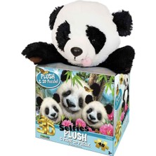 Prime 3D - Panda Peluş ve Selfie 48 Parça Puzzle