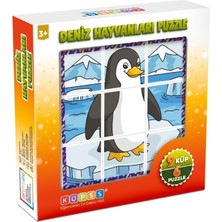 Küpss Deniz Hayvanları 3D Puzzle - 9 Küp 6 Yapboz