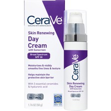 Cerave Yaşlanma Karşıtı Yüz Kremi Spf 30 | Hyaluronik Asit ve Seramidler Içeren Kırışıklık Karşıtı Retinol Krem | 1.7 Oz
