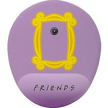 Friends Çerçeve Baskılı Bilek Destekli Mouse Pad