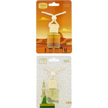 Ihvan Online Uhud Kokusu ve Medine Ravza Kokusu 8 ml Araba Kokusu Cam Şişe