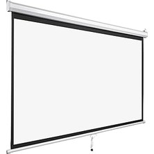 Everest MPP-240 240 cm x 200 cm Arkası Siyah Fonlu Storlu Projeksiyon Perdesi
