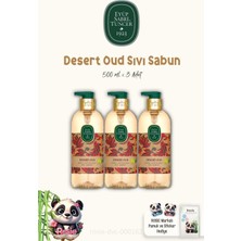 Eyüp Sabri Tuncer 3'lü Desert Oud Zeytinyağlı Sıvı Sabun 500 ml ve Rosıe Pamuk