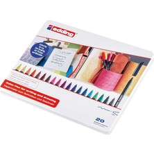 Edding 1200 Ince Uçlu Keçeli Kalem - 20 Parlak Renkli Set - Yuvarlak Uçlu 1 mm