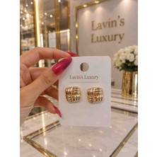Lavin’s Luxury Lavin’s Düğüm Gold Küpe ✨