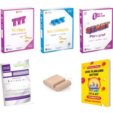 Üç Dört Beş Tyt Matematik Türkçe Start Paragraf Soru 2027+TYT Deneme+Tlf Tutucu+Plan Defteri