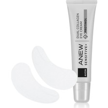 Avon Anew Sensitive+ Dual Collagen Göz Kremi ve Silikon Kırışıklık Pedi Paketi