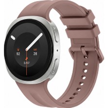 Sneezy Samsung Galaxy Watch 9 44MM 40MM Ile Uyumlu Oluklu Silikon Kordon Ayarlanabilir Spor Saat Kayışı