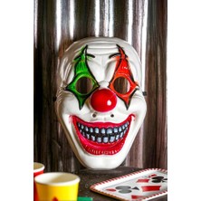 Beysüs Halloween Maske Palyaço Kırmızı Yeşil