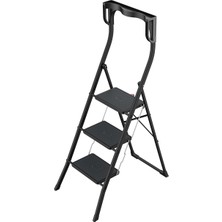Hailo K77 Comfortlıne 3 Basamaklı Merdiven Siyah Renk Tek Ebat Hl 4343-310