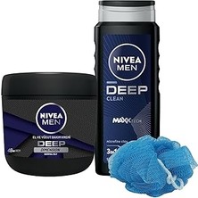 Men Erkek Deep Dimension Duş Jeli 500ML ve Deep Impact Nemlendirici El Vücut Kremi 400ML, Lif Hediye