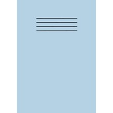 Independently Published Sky Blue A5 School Exercise Book Lined Paper Workbook Supplies 101 Pages With Margin Line: For Students, Kids, College, Office, Classroom Use And Home Use Learning Resources