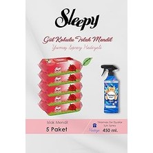 Sleepy 250 Adet Gül Kokulu Islak Havlu, Lilyum Oda Kokusu Hediyeli