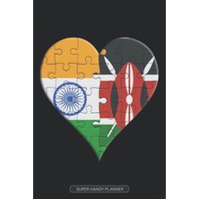 Planner: Indian Kenyan Flag United Heart Jigsaw Puzzle Flags Of India Kenya