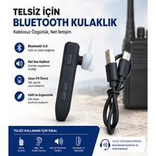 TID Tıd Bluetooth Telsiz Kulaklığı (Bluetooth Ptt Destekli)