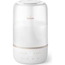 Philips 1000 Serisi Hava Nemlendirici - Kuru Hava Belirtilerini Giderir, 41 M2'ye Kadar Odalar Için Etkili, 32 Saat Çalışma Süresi, Aromaterapi Özelliği, Skymist, Beyaz (HU1510/04)