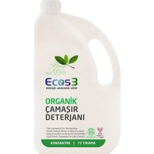 Ecos3 Organik Çamaşir Deterjani (2500 ml - 72 Yıkama) 1 Paket(1 x 2500 Ml)