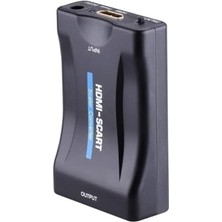 HDMI To Scart Av Video Çevirici Skart Dönüştürücü Adaptör