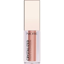 Uravas Store Note Cosmetics Crystalized Liquid Eyeshadow Likit Metalik Göz Farı, 01 Soft Elegance