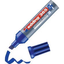 Edding 365 Beyaz Yazı Tahtası Kalemi - Mavi - 1 Kalem - 2-7 mm Kesik Ucu