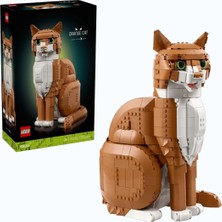 LEGO Ideas Turuncu Kedi 21376 - Yetişkinler Için Göz Seçenekleri Olan Kedi Model Yapım Seti (1755 Parça)