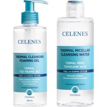 Celenes By Sweden Termal Yüz Temizleme Seti Ikisi Bir Arada Yağlı ve Karma Ciltler 250 ml + 250 ml
