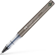 Faber-Castell Free Ink Roller Kalem, 0.7 Mm, Siyah, Silinmez Kalıcı Mürekkep, Mürekkep Göstergeli, Iğne Uçlu