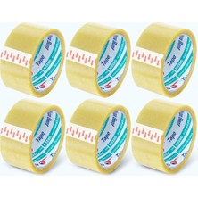Nuga 45 mm x 40 mt Şeffaf Koli Bandı Akrilik 6 Adet