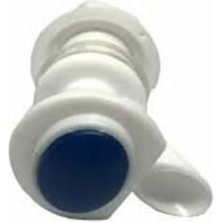 Plastik Termos Musluğu, Basmalı Sistem, Beyaz