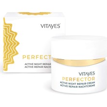 Vıtayes Perfector Yaşlanma Karşıtı Yoğun Nemlendirici Gece Kremi Dna Onarım Mekanizmasını Uyaran Etkili Formül, 50 ml