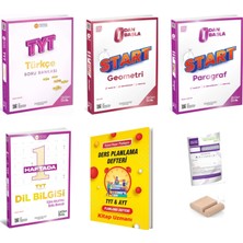 Üç Dört Beş Tyt Start Geometri + Start Paragraf + Dilbilgisi Türkçe Soru 2027+ Deneme+Tlf Tutucu+Plan Defteri