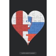 Planner: English Slovenian Flag United Heart Jigsaw Puzzle Flags Of England Slovenia