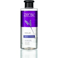 Zenix Profesyonel Micellar Iki Fazlı Makyaj Temizleme Suyu, Tüm Cilt Tipleri Için, 400 ml