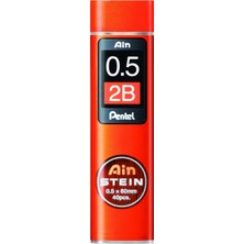 Pentel Mekanik Kurşun Kalem Ucu, 40 Adet, 0.5 Mm, 2b