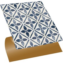 Tink Kendinden Yapışkanlı Serenity Desenli Pvc Karo, Yapışkanlı Fayans Kaplama, Fayans Çıkartması, Zemin Duvar Karosu 30X30 cm (11 Adet / 1 M²)