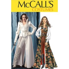 Mccall's Patterns M6819 Kadın Korsan Cadılar Bayramı ve Cosplay Kostüm Dikiş Deseni, Bedenler 14-22